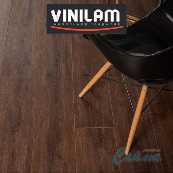 VINILAM Гибрид + пробка 7 мм Дуб Лир 10-085V - Замковая SPC-плитка