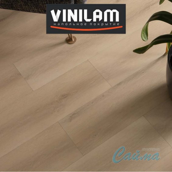 VINILAM Гибрид + пробка 7 мм Дуб Намюр 10120V - Замковая SPC-плитка
