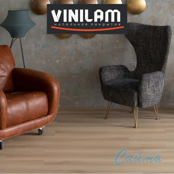 VINILAM Гибрид + пробка 7 мм Дуб Намюр 10120V - Замковая SPC-плитка