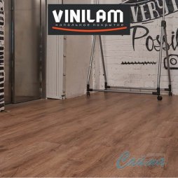 VINILAM Гибрид + пробка 7 мм Дуб Турне 10-038 - Замковая SPC-плитка
