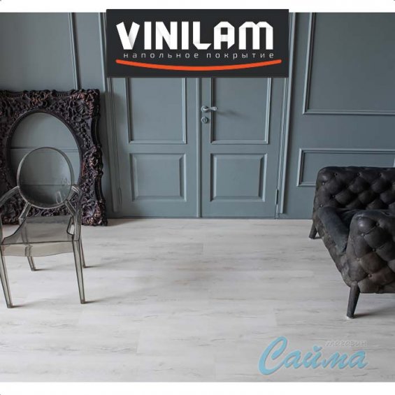VINILAM Гибрид + пробка Премиум 8 мм Дуб Аликанте 33202 - Замковая SPC-плитка