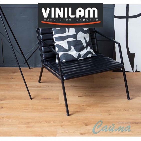 VINILAM Гибрид + пробка Премиум 8 мм Дуб Гранада 33999 - Замковая SPC-плитка