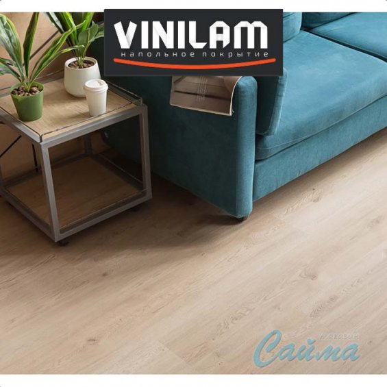 VINILAM Гибрид + пробка Премиум 8 мм Дуб Лас-Пальмас 33606 - Замковая SPC-плитка