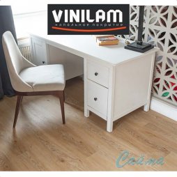 VINILAM Гибрид + пробка Премиум 8 мм Дуб Ронда 33777 - Замковая SPC-плитка VINILAM Гибрид + пробка Премиум 8 мм Дуб Ронда 33777 - Замковая SPC-плитка