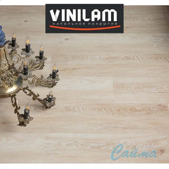 VINILAM Гибрид + пробка Премиум 8 мм Дуб Сарагоса 33555 - Замковая SPC-плитка