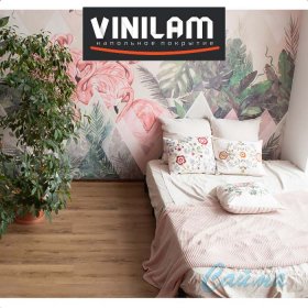VINILAM Гибрид + пробка Премиум 8 мм Дуб Витория 33808 - Замковая SPC-плитка VINILAM Гибрид + пробка Премиум 8 мм Дуб Витория 33808 - Замковая SPC-плитка