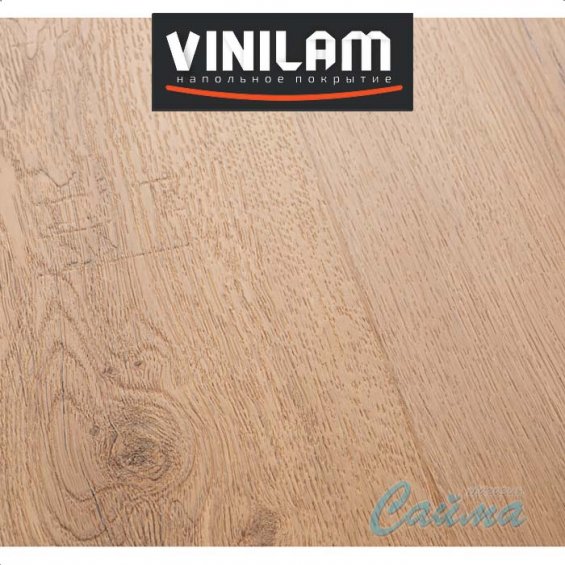 VINILAM Гибрид + пробка Премиум 8 мм Дуб Витория 33808 - Замковая SPC-плитка