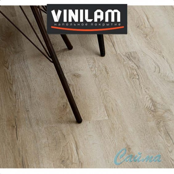 Дуб Валенсия 33488 Клеевая (Виниловая) LVT-PVH Плитка VINILAM Гибрид + пробка Премиум
