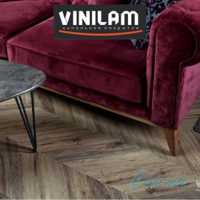 Шеврон Лувр I107516 Клеевая (Виниловая) LVT-PVH Плитка VINILAM Паркет Шеврон