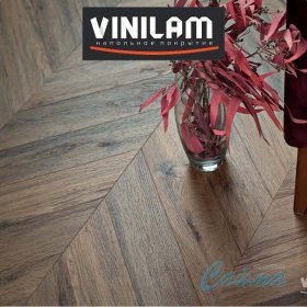 Шеврон Лувр I107516 Клеевая (Виниловая) LVT-PVH Плитка VINILAM Паркет Шеврон-foto3