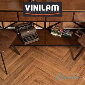 Паркет Де Вилль GD11210 Клеевая (Виниловая) LVT-PVH Плитка VINILAM Паркет Ёлочка-foto3