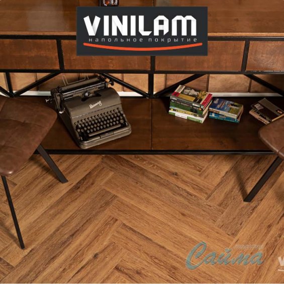 VINILAM Паркет Ёлочка Паркет Де Вилль IS11210 - Замковая SPC-плитка