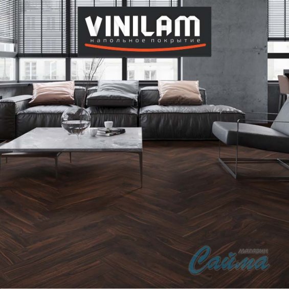 VINILAM VinilPol Ёлочка Паркет Да Винчи 9977 - Замковая SPC-плитка