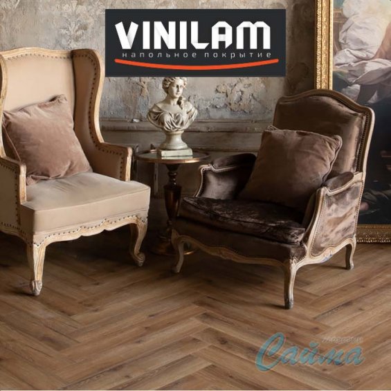 VINILAM VinilPol Ёлочка Паркет Франческо 9933 - Замковая SPC-плитка VINILAM VinilPol Ёлочка Паркет Франческо 9933 - Замковая SPC-плитка