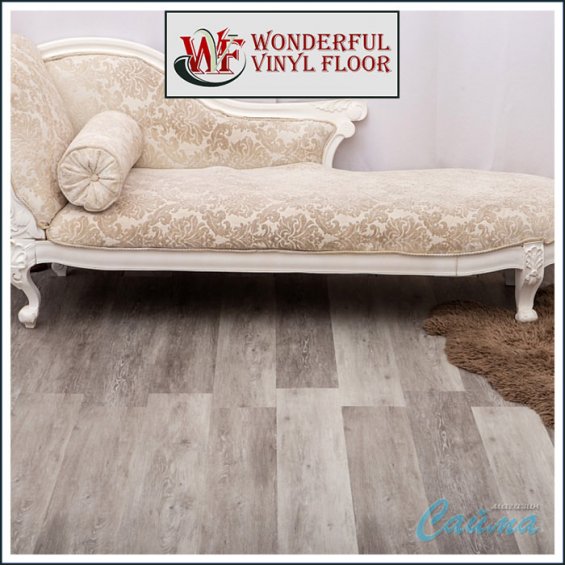 Виниловая ПВХ-Плитка Wonderful Vinyl Floor (Natural Relief) DE-1435-19 Серая Гавань