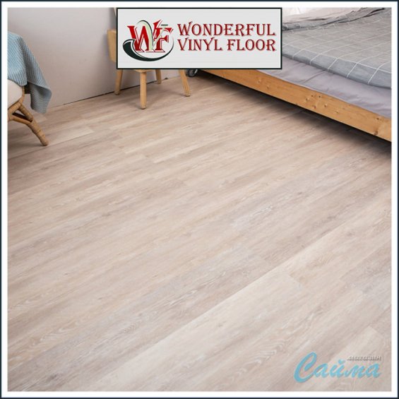 Виниловая ПВХ-Плитка Wonderful Vinyl Floor (Natural Relief) DE-1505-19 Снежный