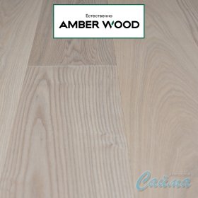 Паркетная Доска Amber Wood Дуб Белая ночь Лак 14х125х909-foto3
