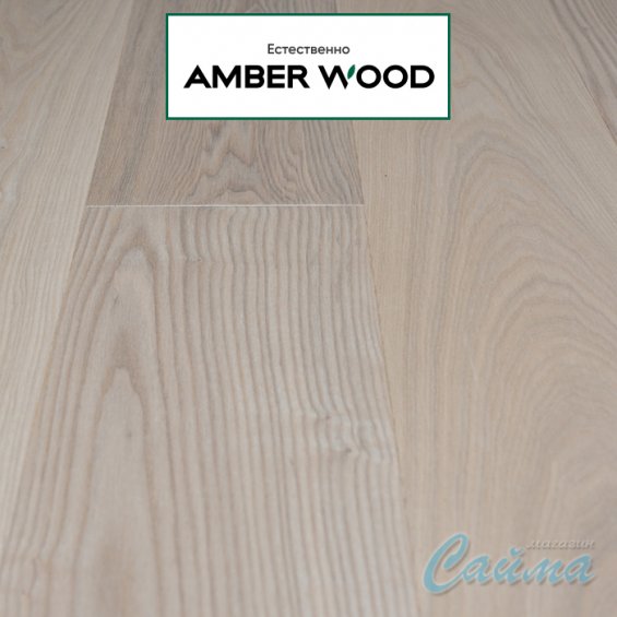 Паркетная Доска Amber Wood Дуб Белая ночь Лак 14х189х1860