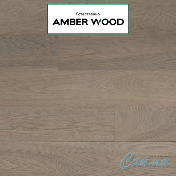 Паркетная Доска Amber Wood Дуб Капучино Браш Лак 14х148х1860