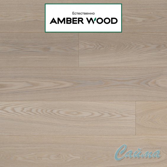 Паркетная Доска Amber Wood Ясень Нордик Браш Масло 14х189х1860