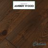 Паркетная Доска Amber Wood Ясень Шоколад Браш Лак 14х189х1860