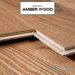 Паркетная Доска Amber Wood Ясень Светлый Орех Браш Лак 14х189х1860-foto4