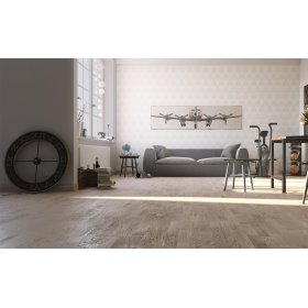 Паркетная Доска Polarwood Дуб Tundra White Matt 3S (Тундра) 188*2266 ( уп - 3,41 м.кв)-foto2