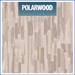 Паркетная Доска Polarwood Ясень Living White Matt (Ливинг Белый Матовый)