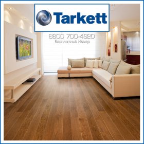 Паркетная Доска Tarkett Rumba OAK LAVA BR (Дуб Лава Браш)-foto2