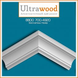 Карниз UltraWood CR 4080 (60х60х2440) LDF-foto2