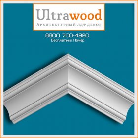 Карниз UltraWood CR 4080 (60х60х2440) LDF-foto3