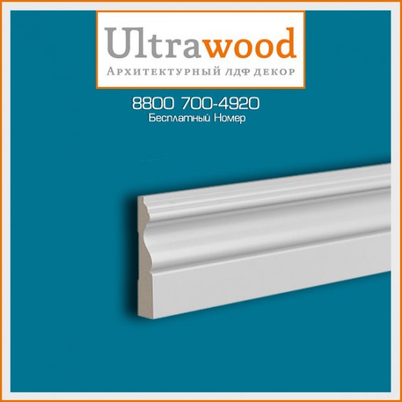 Наличник UltraWood N 0002-i (18*89*2000) LDF