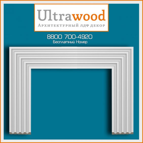 Наличник UltraWood N 0003 (12*83*2440)