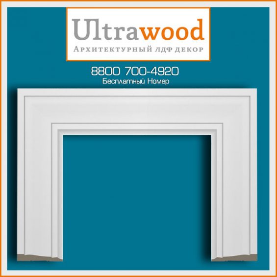 Наличник UltraWood N 8160 (15*89*2440)