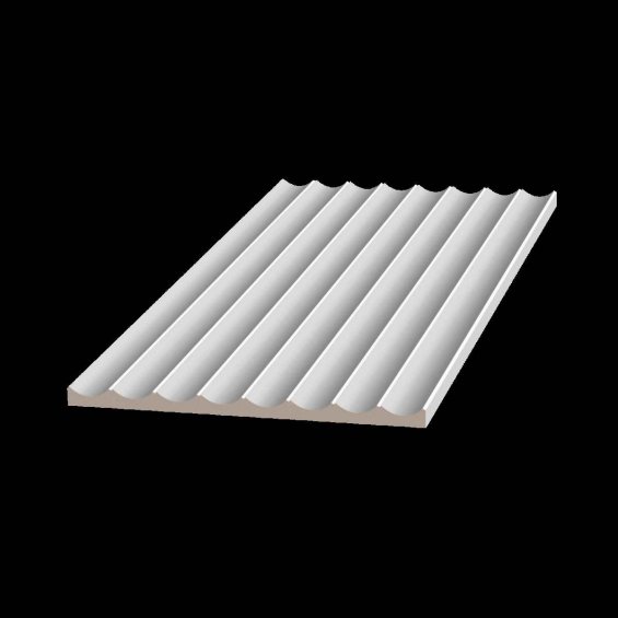 Стеновая панель UltraWood UW 03-i (13х240х2000) под окраску