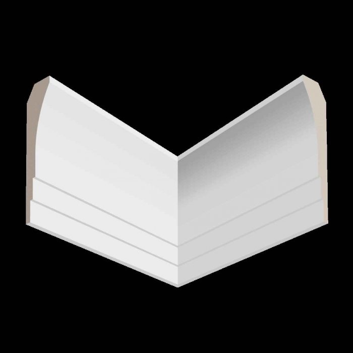 Карниз UltraWood CR 0026 W (87х18х2440) -foto4