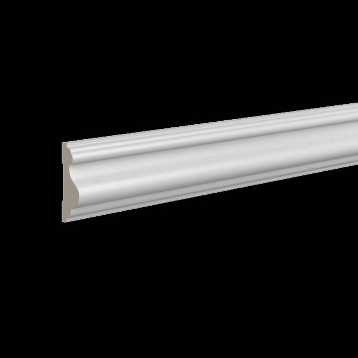Белый молдинг UltraWood U 0002 P (14х45х2000) Не требует окраски-foto4