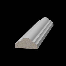 Белый молдинг UltraWood U 0003 P (12х25х2000) Не требует окраски-foto5
