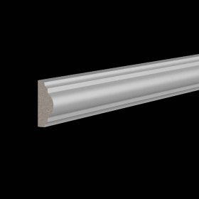 Белый молдинг UltraWood U 0003 P (12х25х2000) Не требует окраски-foto4