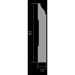 Плинтус UltraWood Base 0001 i (12х83х2000)-foto4