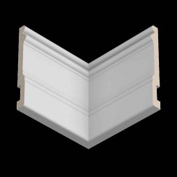 Белый плинтус UltraWood Base 0002 P (14х133х2000) Не требует окраски-foto3