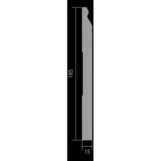 Плинтус UltraWood Base 0007 (15х185х2440)