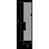 Плинтус UltraWood Base 0012 (25х110х2440) - Фото №4