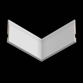 Белый плинтус UltraWood Base 5214 P (12х133х2000) Не требует окраски-foto5