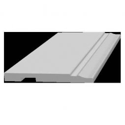 Белый плинтус UltraWood Base 5214 P (12х133х2000) Не требует окраски-foto2