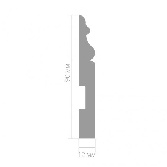 Плинтус UltraWood Base 5271 i (12х90х2000)