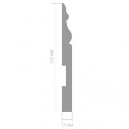 Плинтус UltraWood Base 5272-i (15х160х2000)-foto2