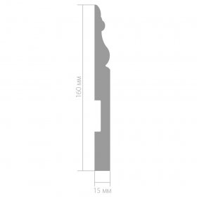 Плинтус UltraWood Base 5272-i (15х160х2000)-foto2