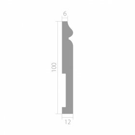 Плинтус UltraWood Base 5501 i (12х100х2000)-foto2
