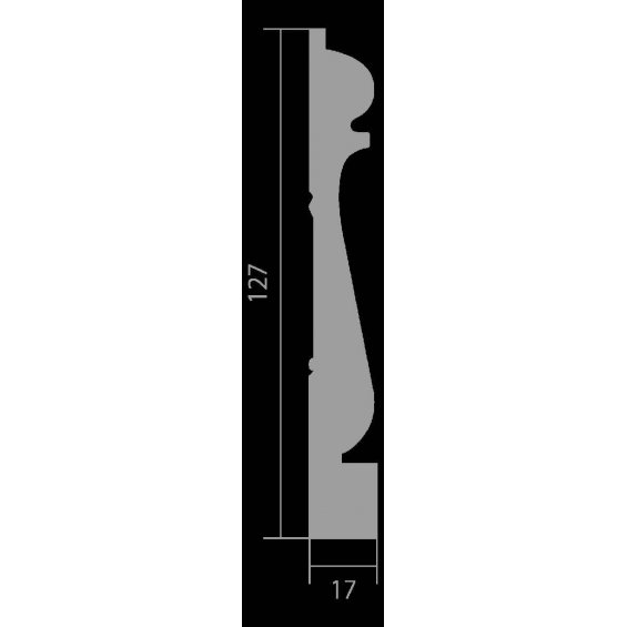 Плинтус UltraWood Base 5573 (17х127х2440)